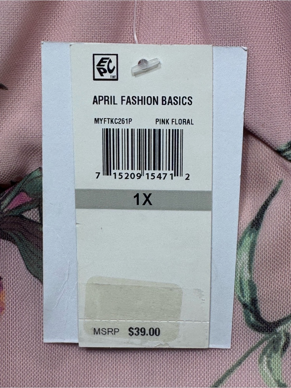 Love Fire Womens Floral Crop Top Blouse Multicolor, Size 1X - Picture 5 of 9